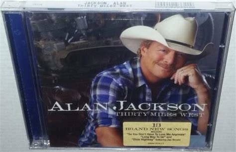 alan jackson  miles west  brand  sealed cd country   ebay