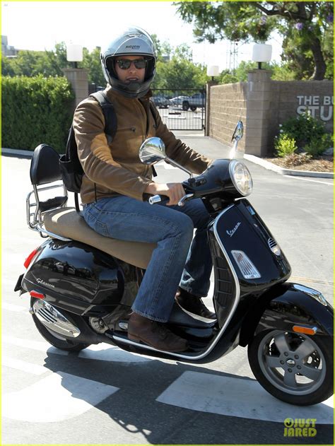 photo armie hammer motorcycle rider  leno appearance  photo