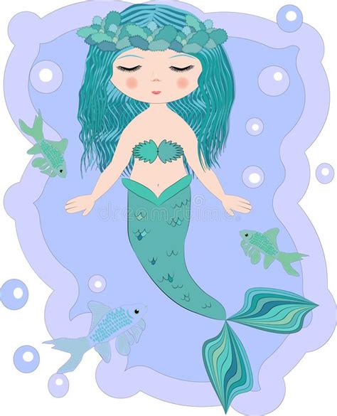 Cute Cartoon Mermaid Stock Images Download 115 Royalty