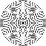 Patterns Adults Shape Mandala sketch template