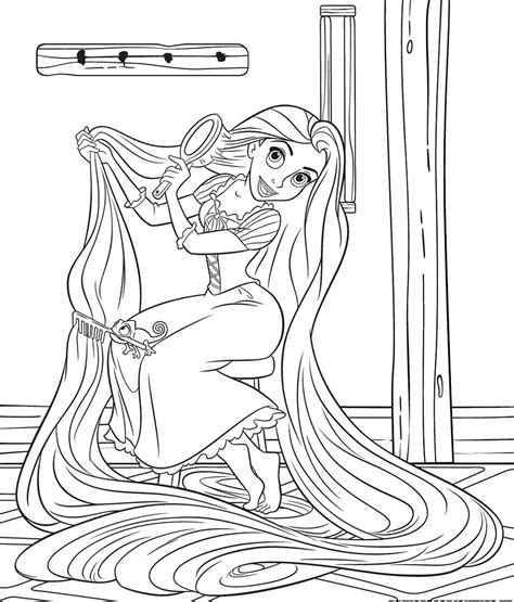 rapunzel color pages  print tangled coloring pages disney coloring