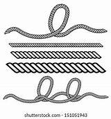 Rope Clipart Vector Circle Outline Braided Cuerda Stock Shutterstock Logo Pattern Brush Clipartmag Clipground Vectors sketch template