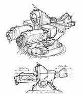 Turret sketch template