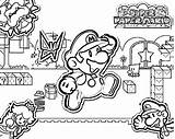 Coloring Pages Bowser Mario Luigi Paper Super Princess Peach Color Printable Info Getcolorings Toad Print Coloringhome sketch template
