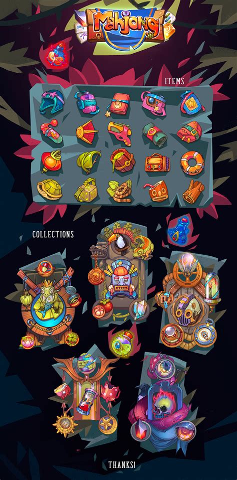 game items  behance