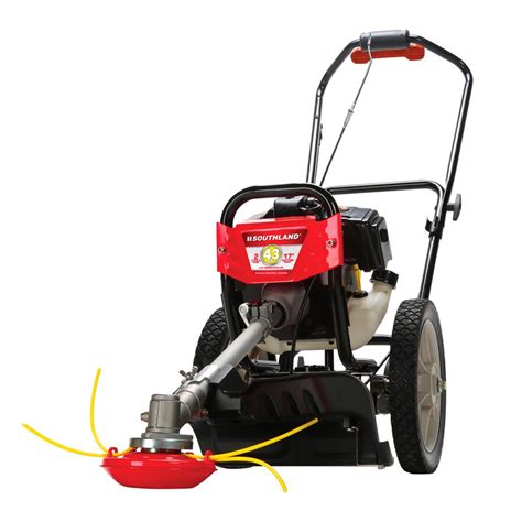 southland   cc gas wheeled string trimmer mower swstm  home depot