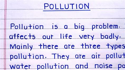 essay  pollution pollution essay pollution paragraph paragraph  pollution artofit