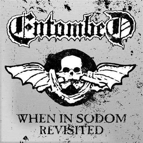 metal sign   skull  wings   front  demonic    sodom revisted