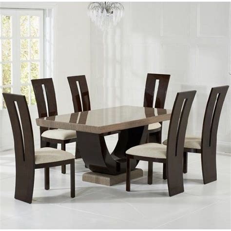 marble dining table  seater aliciamarriott