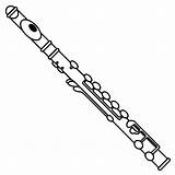 Flute Flutes Clipground sketch template