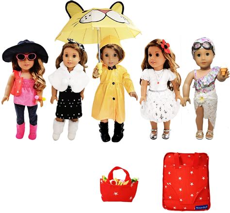 weardoll mix and match american girl doll clothes 18 inch