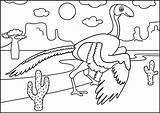 Coloring Pages Archaeopteryx Dinosaur Kids Drawing Simple Dinosaurs Preschool Adults sketch template