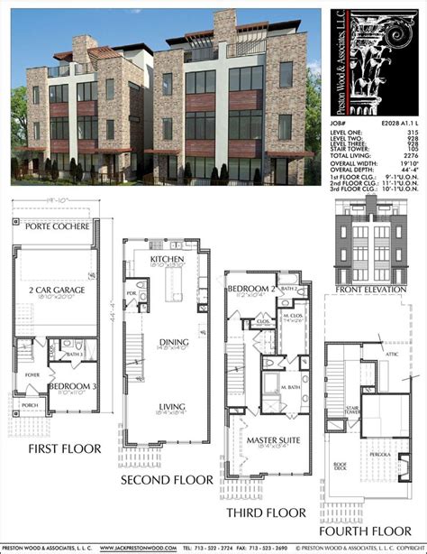 duplex townhomes townhouse floor plans urban row house plan designer town house plans