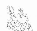 Triton King Coloring Pages Lance Printable Popular Getdrawings Coloringhome 667px 93kb sketch template