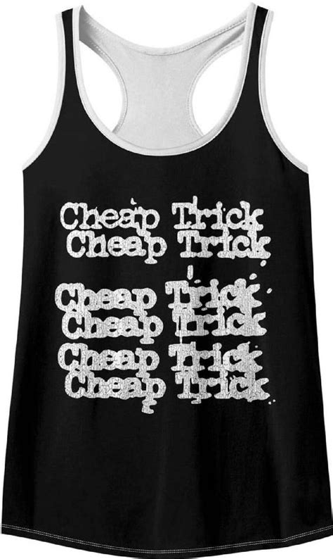 womens cheap trick tank top  shirt spotlights  bands famous