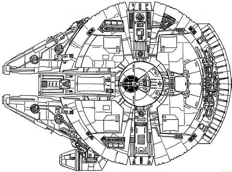 schematics   millennium falcon