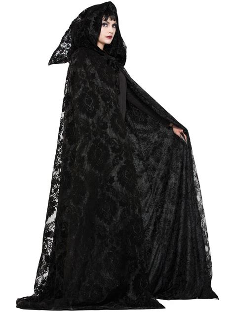 witche wizard midnight cloak partybellcom fashion black cape