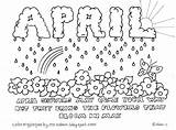 April Coloring Pages Showers Flowers Bring Fools Printable Sheets Getcolorings Color Sheet Getdrawings sketch template