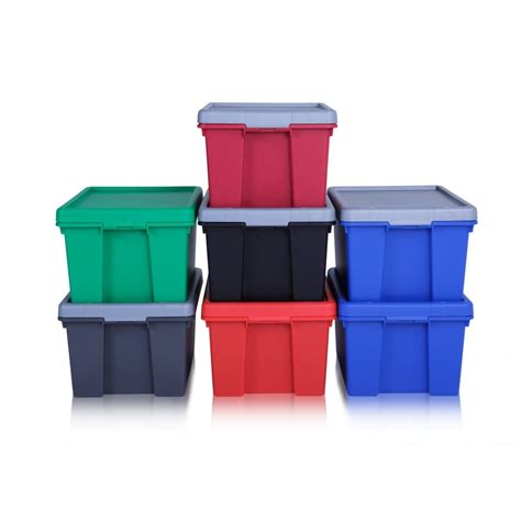strong  tough  litre plastic storage boxes  lids