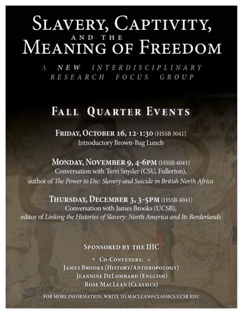 slavery captivity and the meaning of freedom rfg interdisciplinary