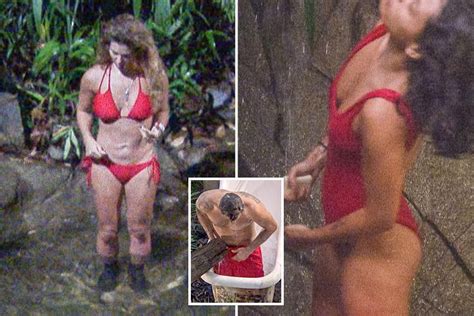 i m a celebrity s rebekah vardy and vanessa white sizzle