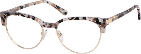 zenni women s browline prescription eyeglasses tortoiseshell in 2020
