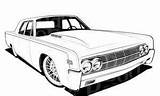 Lowrider Drawings Continental Prints Chevrolet sketch template
