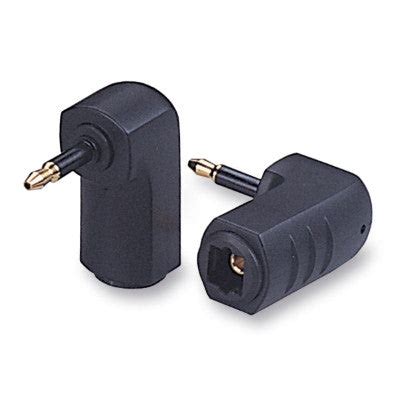 toslink  angle  mini plug adapter  toslink optical fits