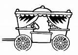 Carriage Coloring Carrosse Pages Coloriage Large sketch template