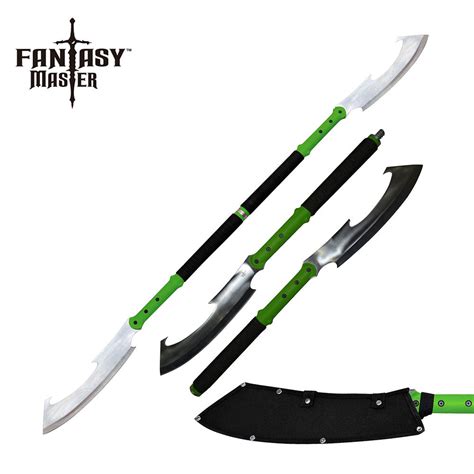 fantasy master detachable double bladed spear staff sword  sale