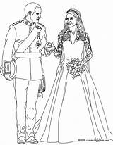 Coloring Wedding Pages Dress Royal Bride Color Kate Dresses William Colouring Printable Print People Hellokids Country Getcolorings Choose Fr Google sketch template