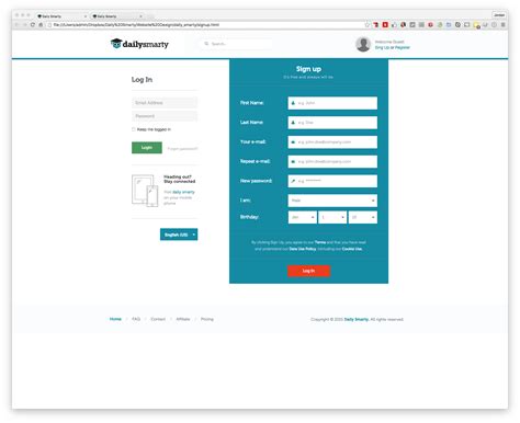 customizing  design   devise registration page