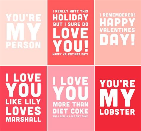 funny valentines day cards printable printable