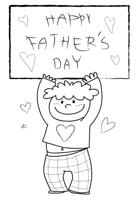 fathers day coloring pages printable  worksheets