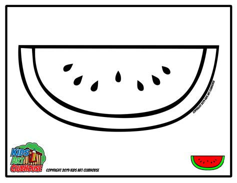 draw  watermelon printable coloring page printable coloring