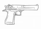 Imi Pistol Pistols Drawingtutorials101 Espeluznantes Deserts Morty sketch template