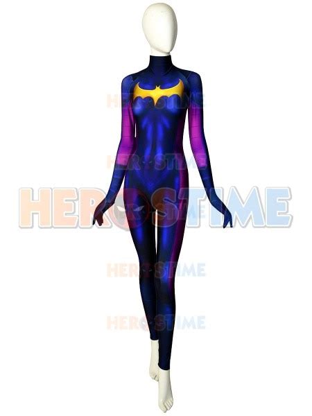 batgirl the new 52 dc comics cosplay costume 3d printing lycra barbara