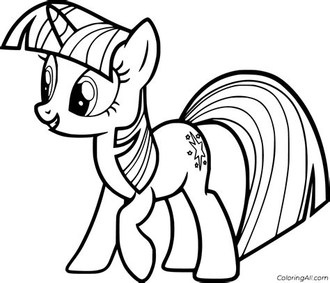 twilight sparkle coloring pages   printables coloringall
