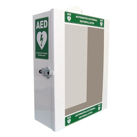 aed steel wall cabinet non alarmed