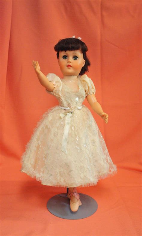 vintage 1950 s ballerina doll in original dress from micheledolls on