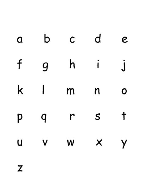 alphabet  case learning printable