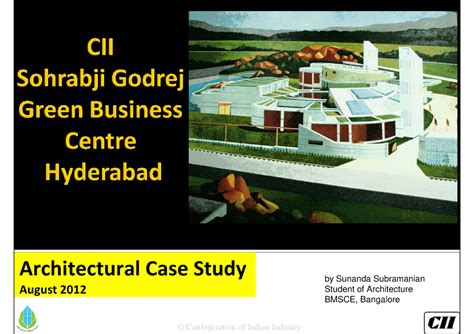 cii sohrabji godrej green business centre case study architectural case study august