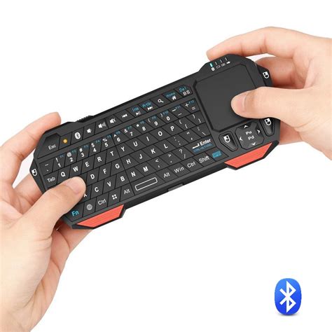 portable lightweight rechargeable mini wireless bluetooth touchpad keyboard  backit