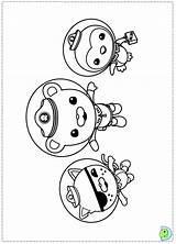 Octonauts Dinokids Barnacles Getdrawings sketch template