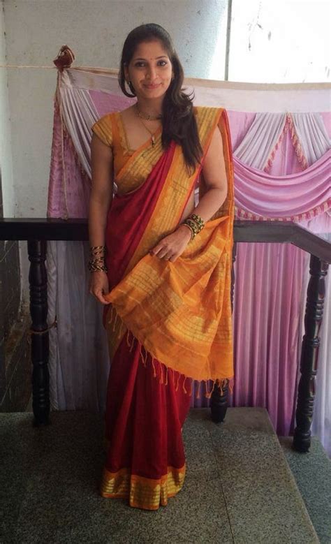 telugu web world anitha bhat in beautiful saree