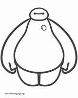 Coloring Baymax Pages Comments sketch template