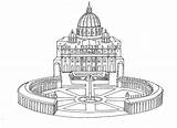 Vatican Vaticano Pages Rome Watykan Kolorowanka Coloriages Papes Maluchy Kolorowanki Christianity Bible Sheets Drukuj Kink Idata sketch template