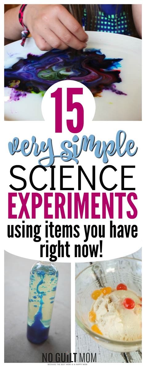 simple science experiments       home