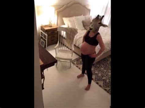 Pregnant Woman Hilariously Spoofs April The Giraffe And