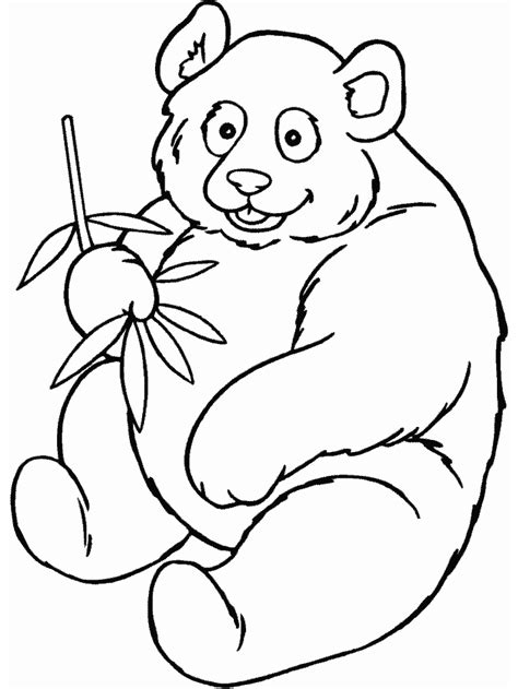 panda animals coloring pages coloring book